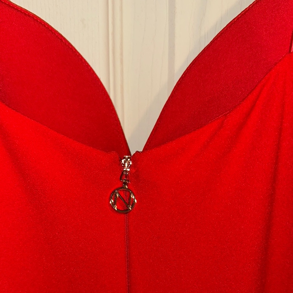 Nookie Affinity Red Bodycon Maxi Dress NWOT - Picture 10 of 12